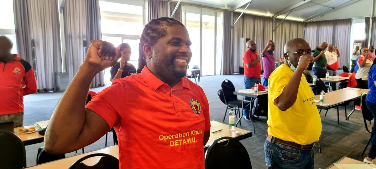 SAFTU_media's tweet photo. #SAFTUNEC sitting from today until Saturday. https://t.co/8rr6kPcRz3
