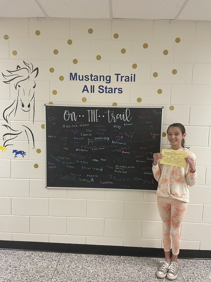 Fortunate to have this Mustang to model what it means to Be The Voice! <a href="/MPE_Mustangs/">Mountain Park ES</a>