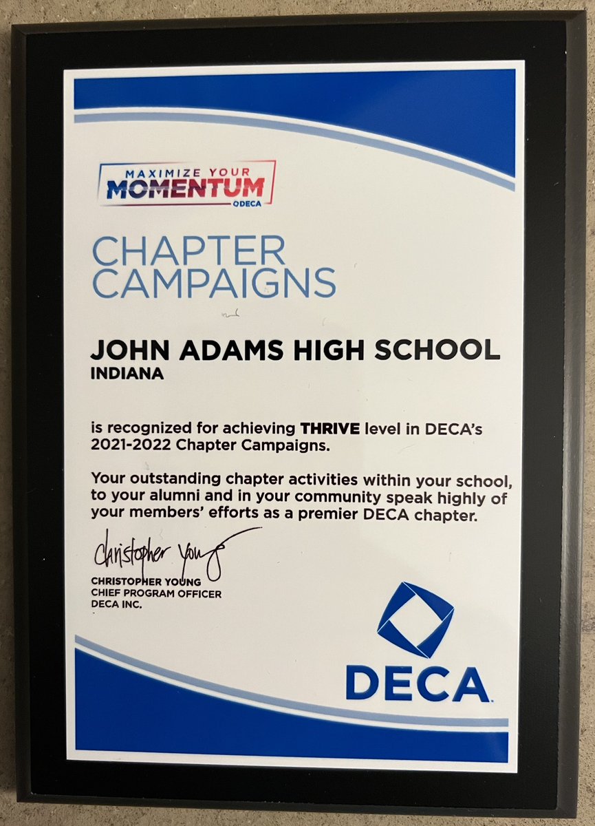 John Adams DECA tweet media