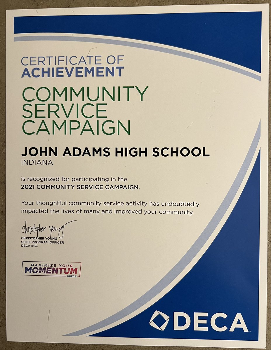 John Adams DECA tweet media