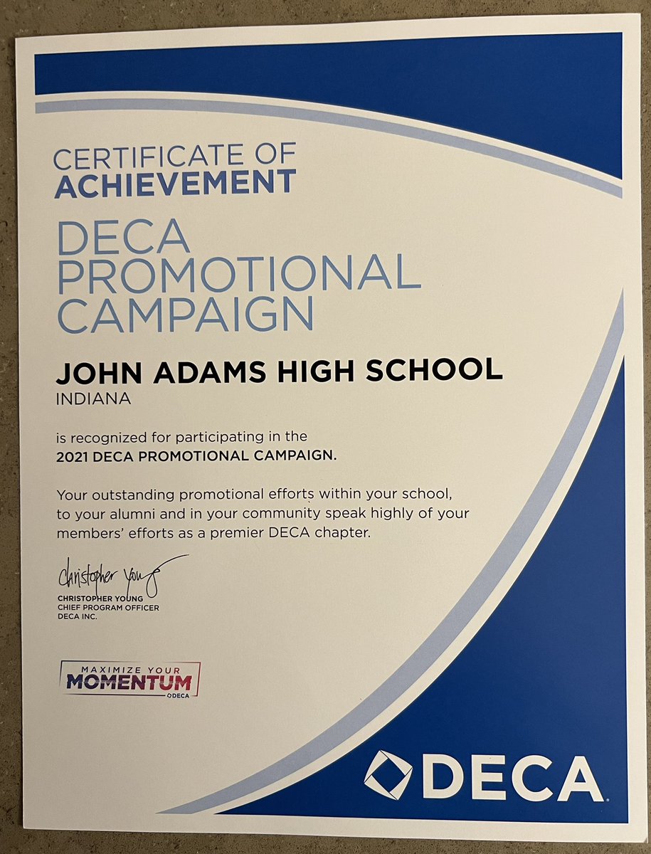 John Adams DECA tweet media