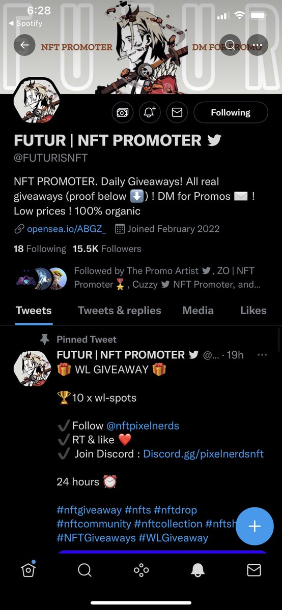 alpcrypt0's tweet photo. @Jaykripto @FUTURISNFT done ser https://t.co/yQm90NlTv2
