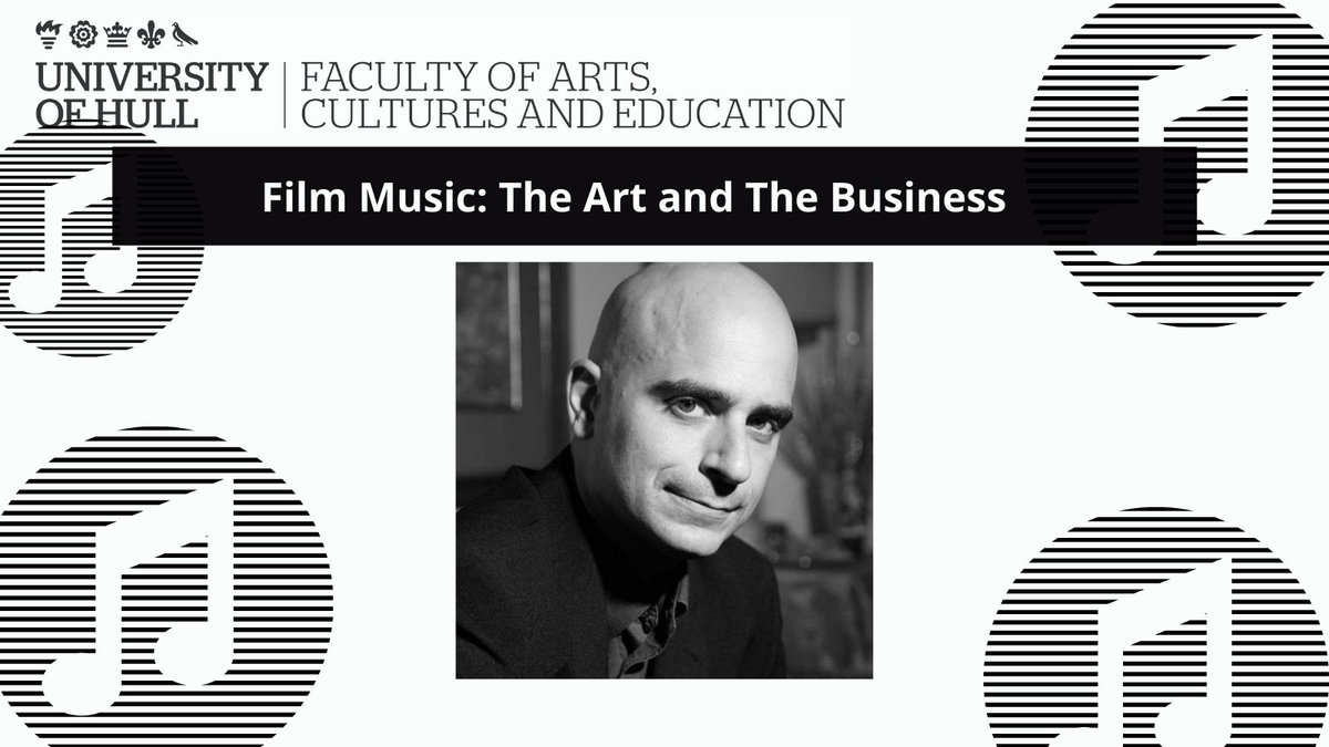 Arts, Cultures & Education Events (@hullunievents) on Twitter photo <a href="/UniOfHull/">University of Hull</a> staff and students are welcome to join <a href="/MusicHullUni/">Music at Hull</a> 🗓️Thursday 31st March 2022 for: Film Music: The Art and The Business
Join film composer Hans Hess for a professional development session!
🕐09:30 – 11:30
DM for more details! 🎶📽️ <a href="/UniOfHull/">University of Hull</a> staff and students are welcome to join <a href="/MusicHullUni/">Music at Hull</a> 🗓️Thursday 31st March 2022 for: Film Music: The Art and The Business
Join film composer Hans Hess for a professional development session!
🕐09:30 – 11:30
DM for more details! 🎶📽️