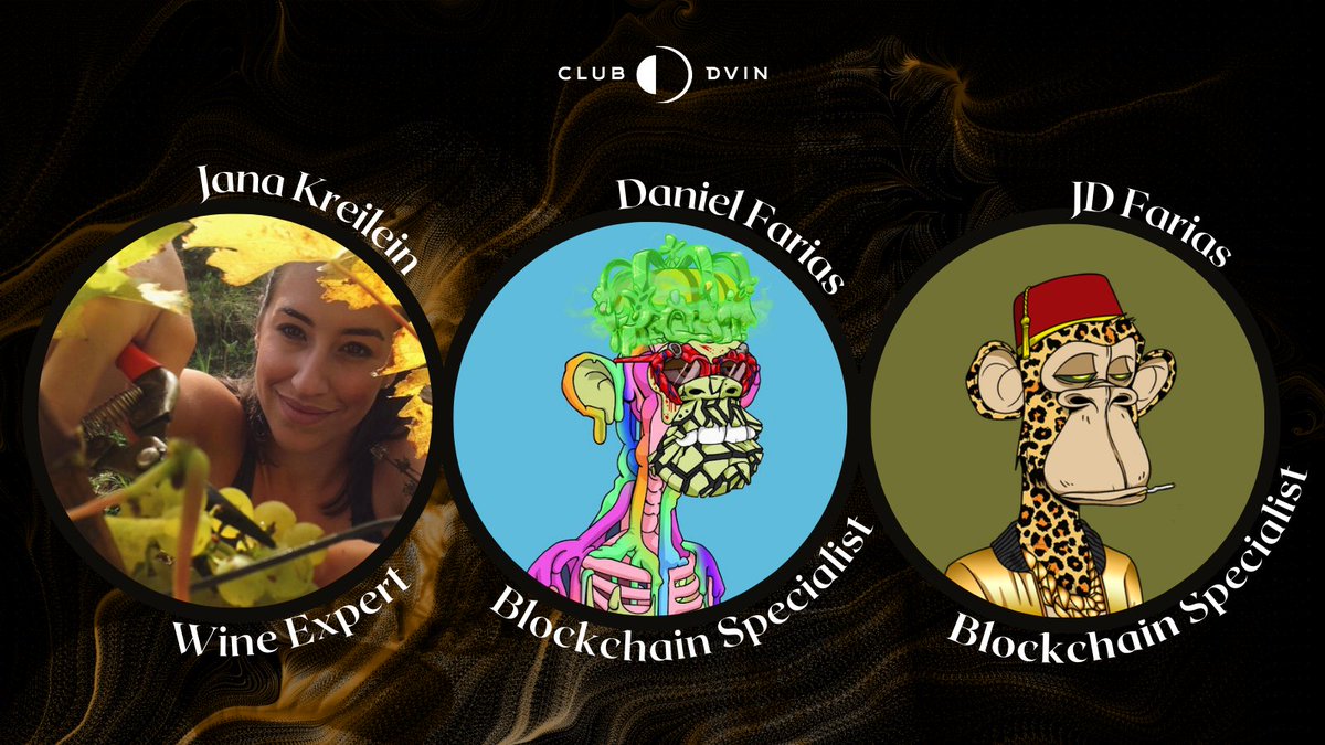 👀Curious about #Blockchain or want to learn more about #Wine? How about a 2 🐦s, 1 🪨 approach? Join wine expert @JanaKreilein and #BlockchainSpecialists @JD_nft48 and Daniel Farias this Sunday for WINExWEB3 on #Zoom!