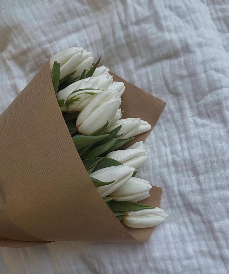 white tulips