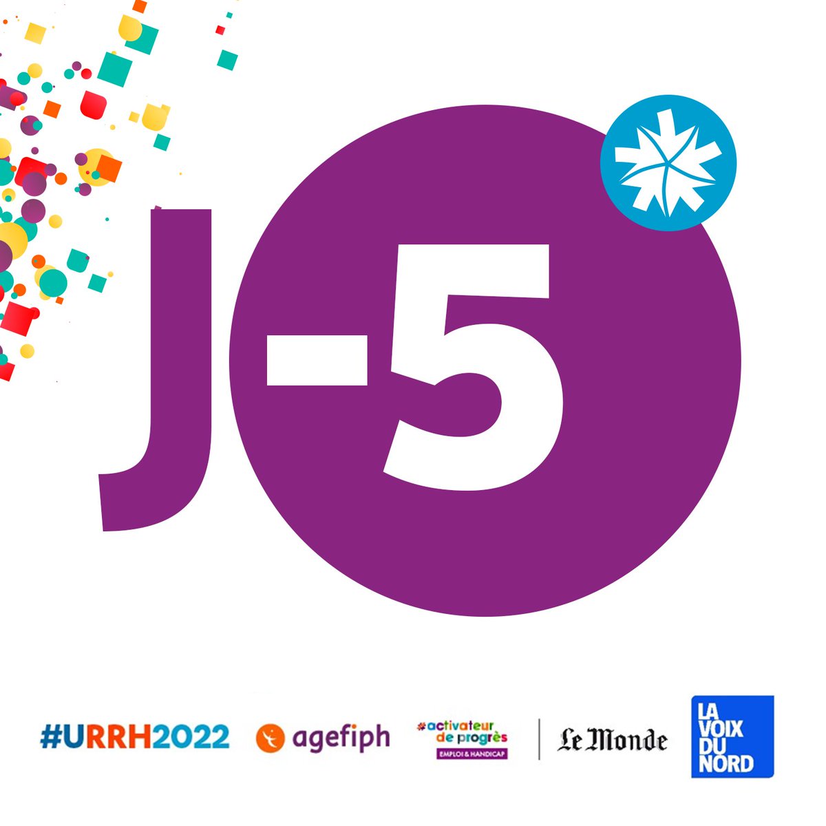 J-5 avant le début de la 3ème édition de l'URRH 🚀

Rendez-vous mardi 29 et mercredi 30 mars à l'événement annuel des acteurs du handicap !
Il est encore temps de vous inscrire 👉🏼 bit.ly/3i8QxF7