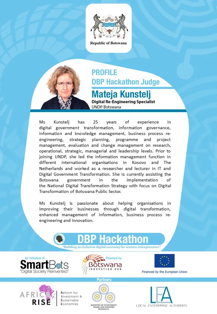 Meet the DBP Hackathon Judges! 5 days to go