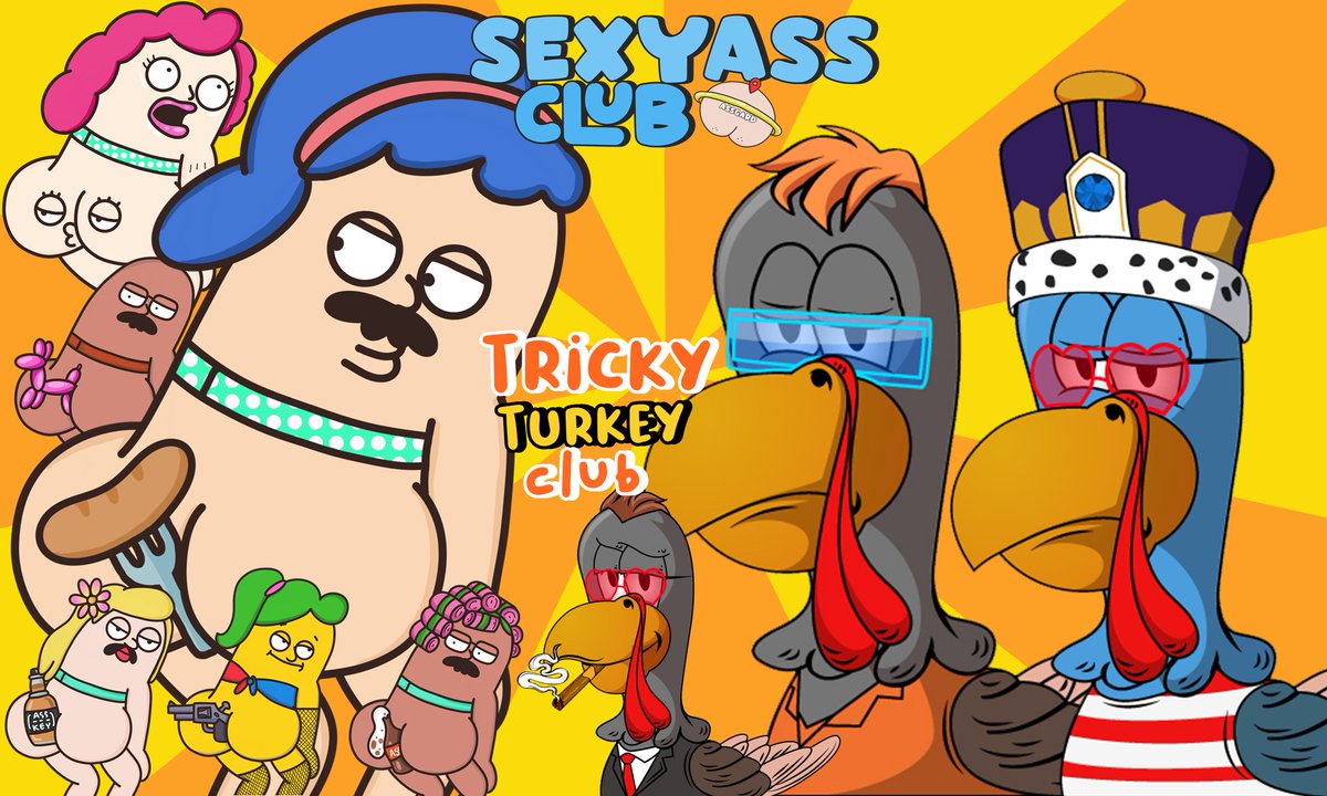 ✨#Giveaway✨
 Sexyassclub x TrickyTurkeyClub

🎁 Prize:
10 TrickyTurkeyClubWL

To enter
🍺Follow  
<a href="/SexyassclubNFT/">SexyassclubNFT/Sold Out</a>
 x 
<a href="/Tricky_Turkey_/">Tricky Turkey Club</a>
 
🍺Like &amp; RT &amp; Tag frens
🍺Join our discords discord.com/invite/Avdk4qp…
🍺Go to Giveaway CH in discord Click 🎉

⏰24 hour
#NFT #NFTs #NFTGiveaway