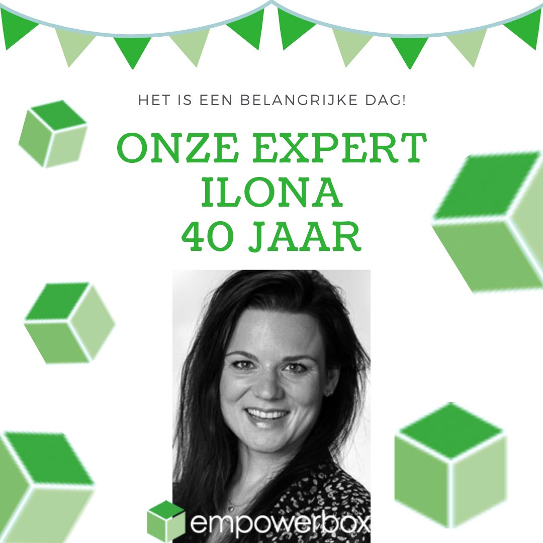 Vandaag is onze expert Ilona Bloeme jarig.
Van harte gefeliciteerd met deze mijlpaal.
Zij zorgt voor een lach op je gezicht en zelfvertrouwen!