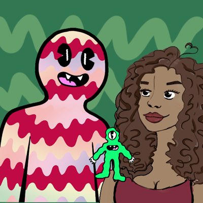 #NewProfilePic with me and my goop dood! It looks like we had a baby but it’s just our buddy Lil Goop! <a href="/goopdoods/">goopdoods by GOOPDUDE</a> 

#goopdoods #NFTs #nftart #NFTCommunity l