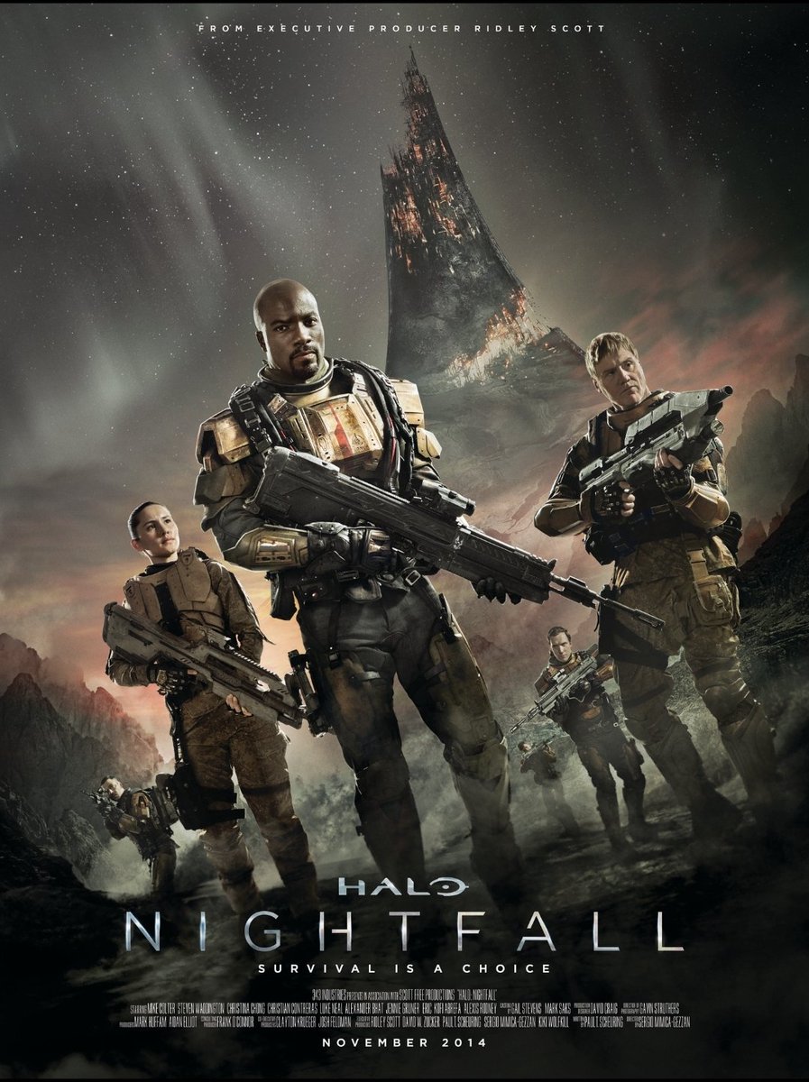 DravenKuhn's tweet photo. Getting ready to watch @HaloTheSeries by watching these two amazing Series/Films. Seriously under-rated loved both #halonightfall and #halo4forwardontodawn can't wait to see the next installment for @Halo in the next series to come. Happy Birthday to me 😊 https://t.co/kK17OEQyAY