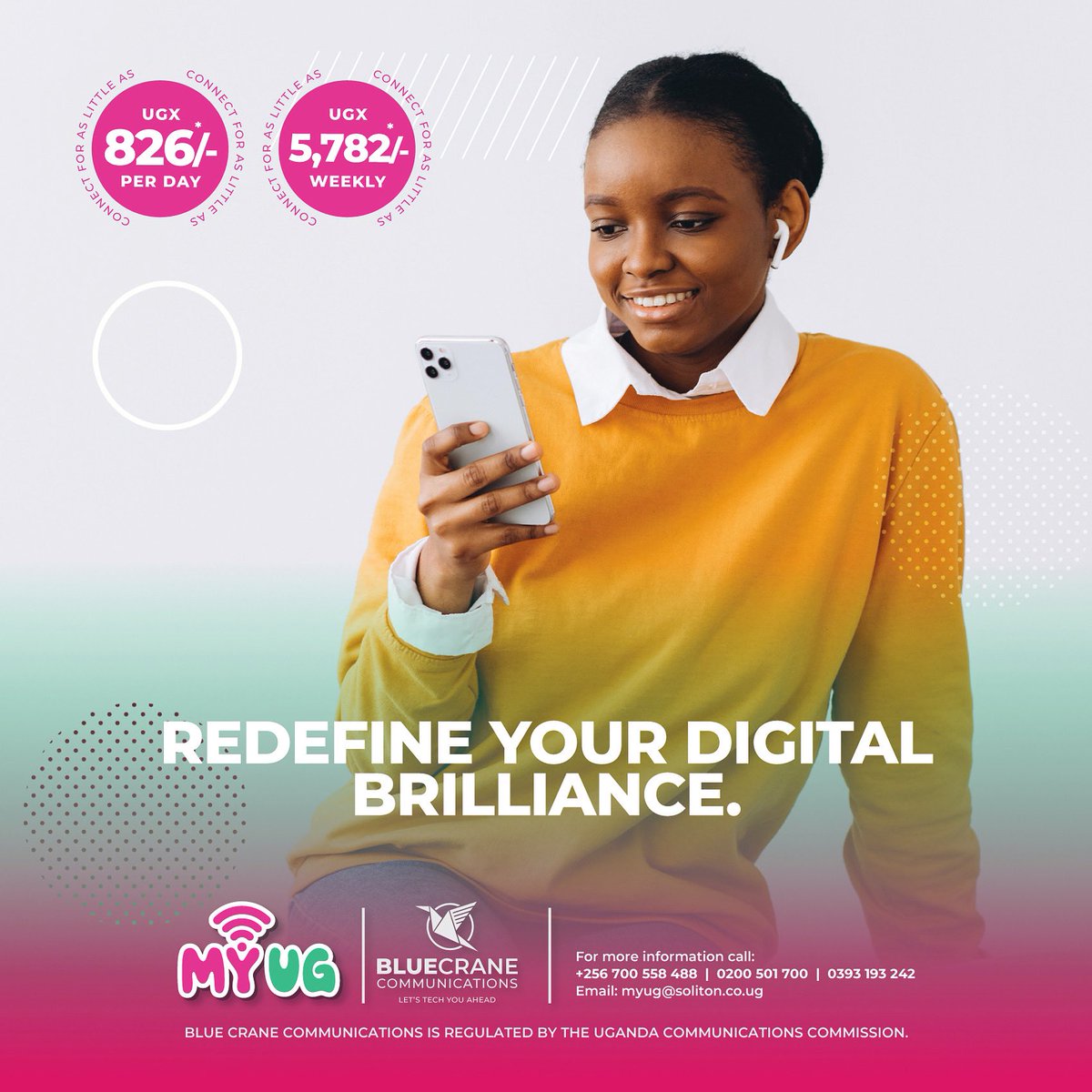 MYUGOfficial's tweet photo. Attend discussions, lecturers and submit courseworks at your convenience on #MYUG unlimited internet at UGX826 daily or UGX5,782 weekly for a great connection in our hotspot at Victoria University on Jinja Road, Kampala
#Internet #StayConnected #Wifi https://t.co/Bb6yxKYKWt