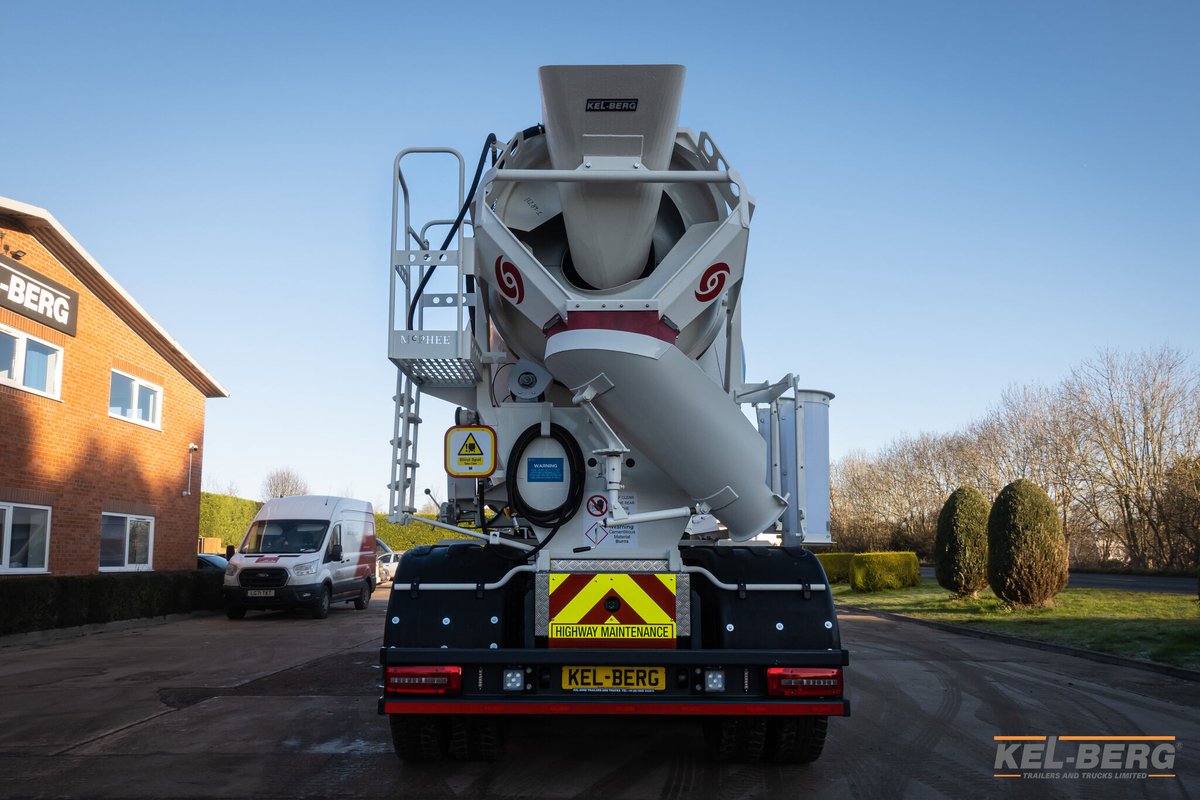 Cooper Mixer Hire Ltd left Kel-Berg with their newest addition to their fleet, a DAF CF450 8x4 Sleeper Cab McPhee Mixer. Thanks to Kevin Cooper for choosing Kel-Berg. We appreciate your business.

#concrete #mixers #construction #constructionuk #civilengineering #kelberg #mcphee