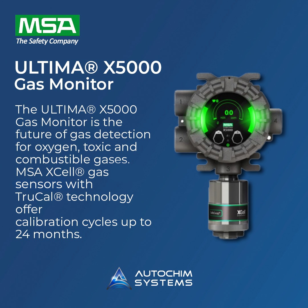 AutochimSystems's tweet photo. 📌 The ULTIMA® X5000 Gas Monitor by @MSAsafety  - The Safety Company is the future of gas detection for oxygen, toxic and combustible gases: https://t.co/mk7zBQsQXk

📩 Contact us for assistance: sales@autochimsystems.com

#safety #gasdetection #msasafety #oilandgas https://t.co/fxJWTd58Y8