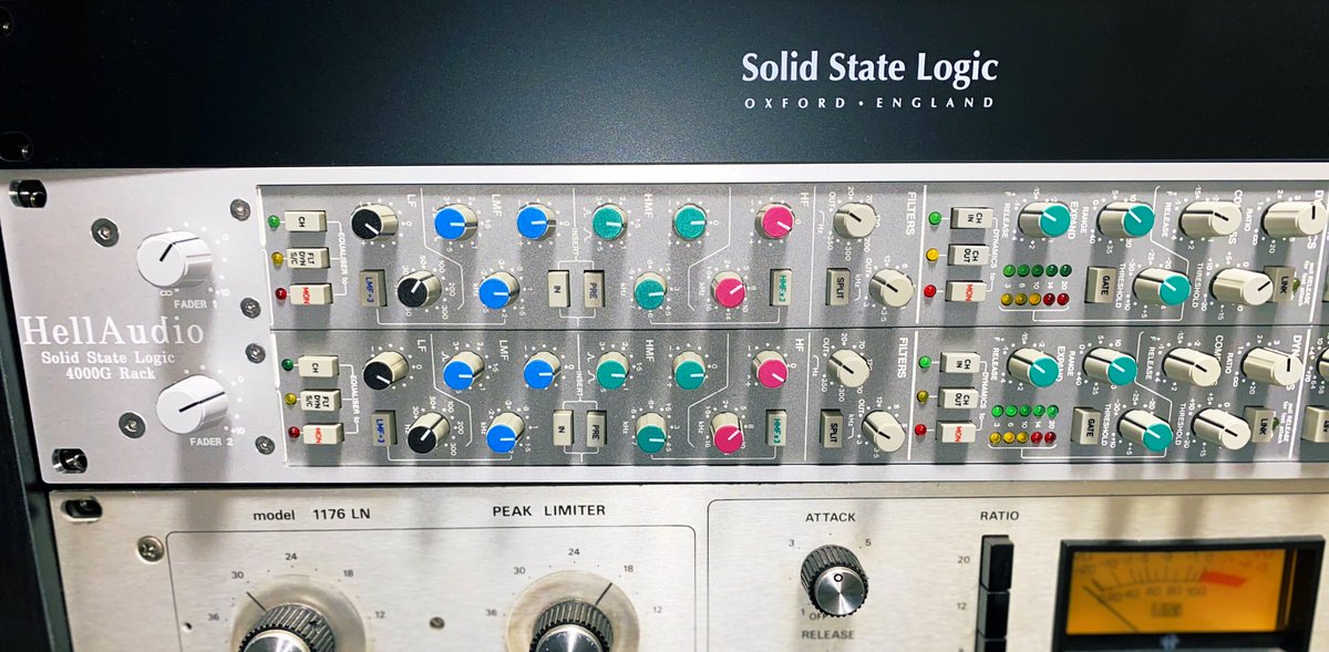 fsfmadc's tweet photo. 新入り。新しいプロジェクト前に届いて良かった！

#SSL #SSL4000G #HellAudio https://t.co/TMwUnfTipD