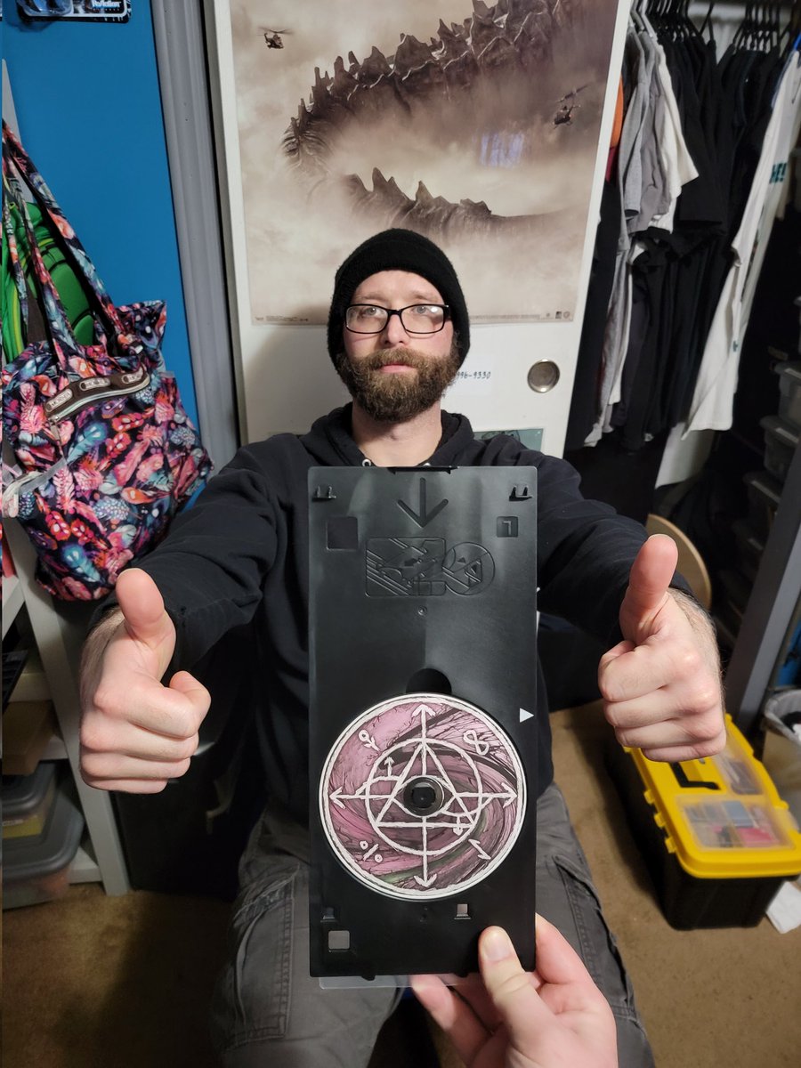 DebilityBand's tweet photo. Physical copies of 'Visions' in progress. Seamus approved ☑️
#physical #cd #metal #newalbum #diy https://t.co/qSN1CS81kB