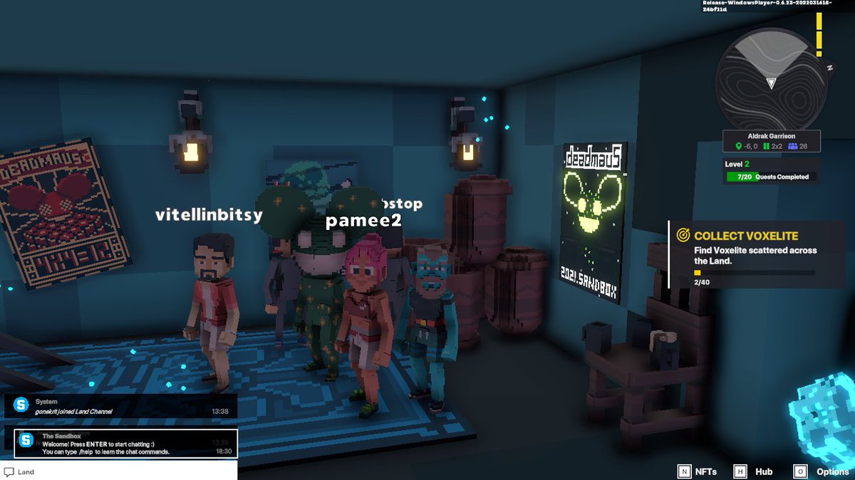 GoneKrit's tweet photo. @TheSandboxGame @deadmau5 I just participated in the daily #SandboxAlphaS2Contest for a chance to earn up to 1,000 $SAND! Starting March 17 - Selfie with Deadmau5. Check out my screenshot below!
👇 #SandboxAlphaS2 https://t.co/TI3UMjzgIg