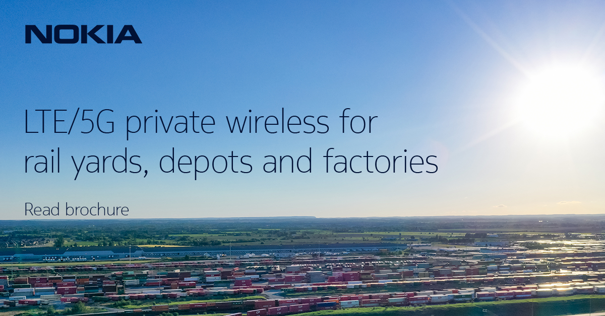 nokiaindustries's tweet photo. Rail 4.0 is an exciting and innovative area for railways, that furthers digital transformation for improved operations and safety. Read brochure to discover how:  https://t.co/y8sA9zPIpP https://t.co/m4o65rVobT