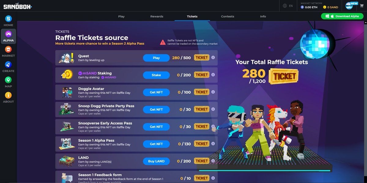 J_Utila's tweet photo. @TheSandboxGame I'm in!!
.
I just participated in the daily #SandboxAlphaS2Contest for a chance to earn up to 1,000 $SAND! Starting March 22 - Ticket Day. Check out my screenshot below!
👇 #SandboxAlphaS2 https://t.co/b35qgBJ74B