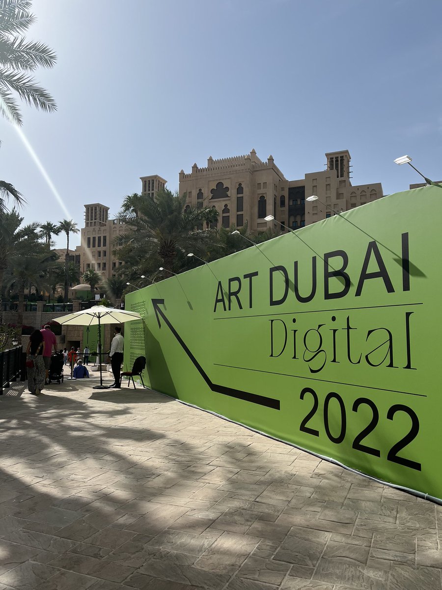 artadvanceofcl's tweet photo. This month ArtAdvance went to Art Dubai 2022! We met participating gallery representatives and artists as we discussed potential partnerships and collaborations. Lots of fun! @artdubai @NFTAsiaOfficial https://t.co/uZGKna2mhz