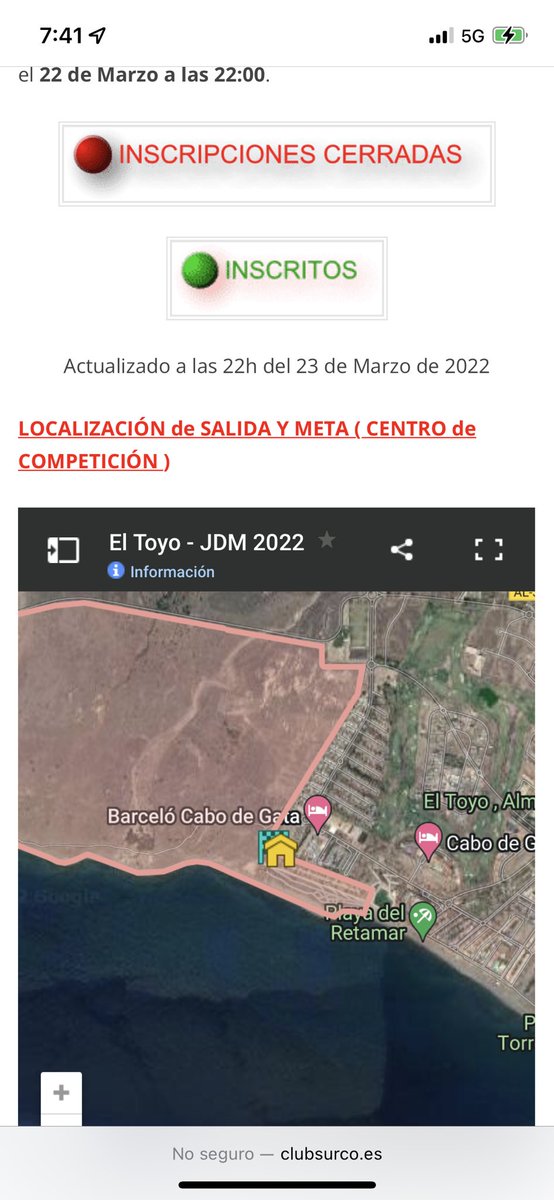 Todo listo para la 2ª JDM <a href="/PMDAlmeria/">PMD Almería</a> del próximo sábado 26.03.2022 
🔖 clubsurco.es/?page_id=2373