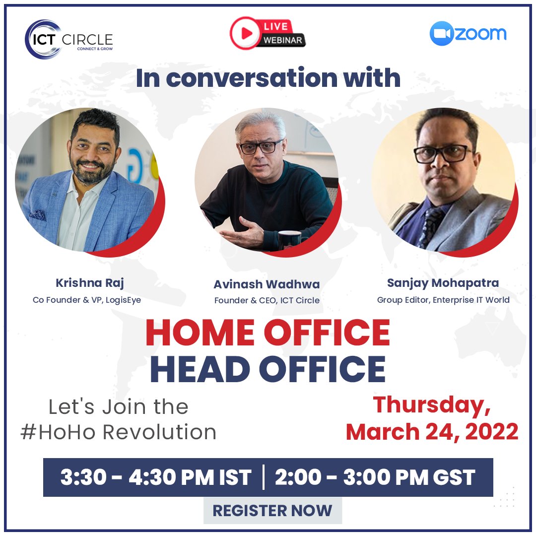 CircleIct's tweet photo. The day has arrived!
Come join a conversation with the top entrepreneurs @avinash_wadhwa   for the #HoHo Revolution at 3.30 pm IST/ 2.00pm GST today.

To join the webinar click
https://t.co/u8wAV47rUi

#ictcircle #ict #it #b2b #webinar #HOHO #revolution #itwebinar #webinaronline https://t.co/wkaAJMNwkk