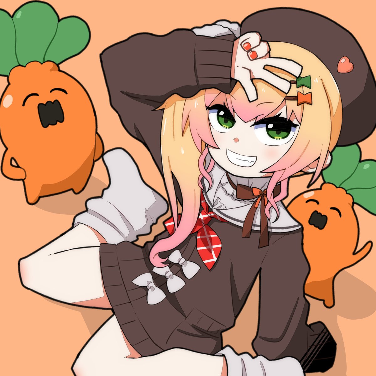 桃鈴ねね 「#ねねアルバム 
ねねねね 」|honmirinのイラスト