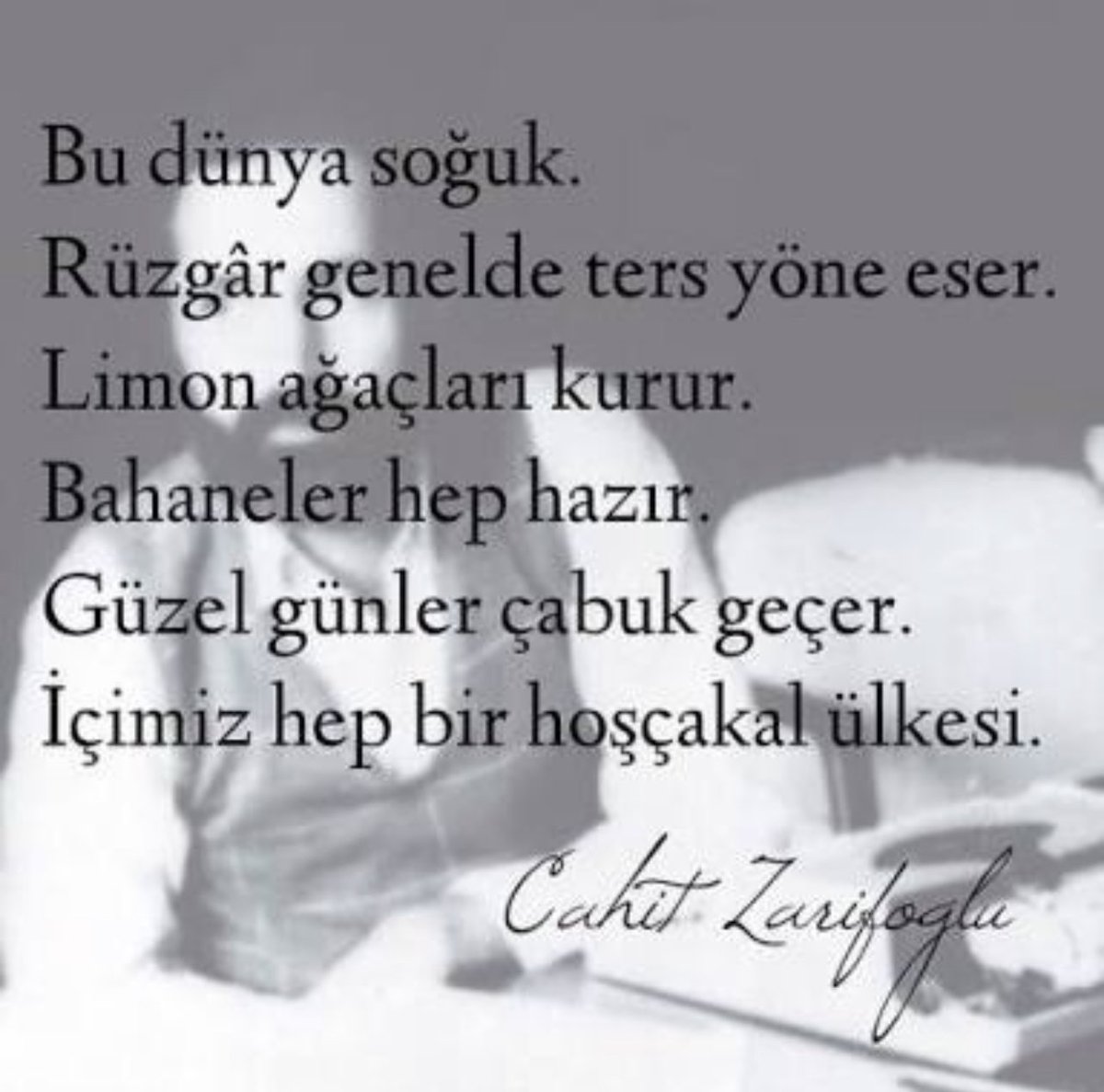 Paylaşacak acıdan başka ne var ki..