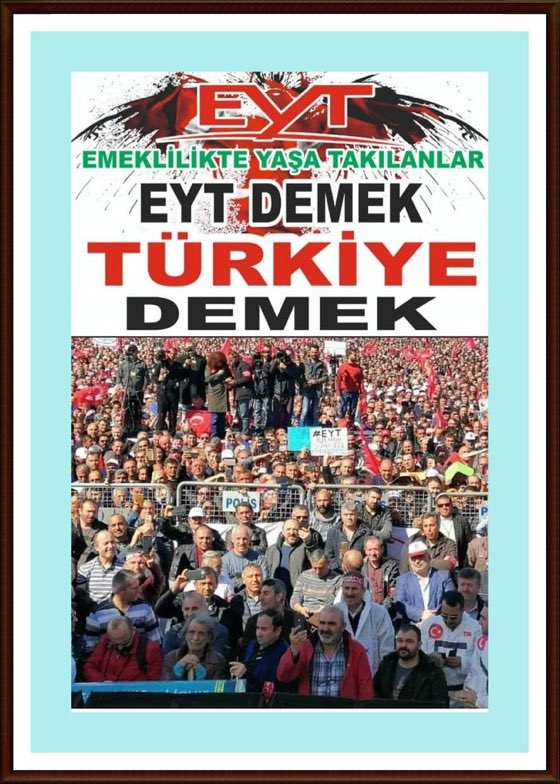 Gözlerinin içine bakınca nur varmış da Gözlerinin içi gülüyormuş da Efendim bayrama EYT müjdesi verseler çok iyi olacakmış da Ve buna benzer kelimeler le insanların duygularıyla oynayanlar iyi bilsinler ki #EYT artık size ragmen kanmayacak ve hakkı için gerekeni yapacaktır