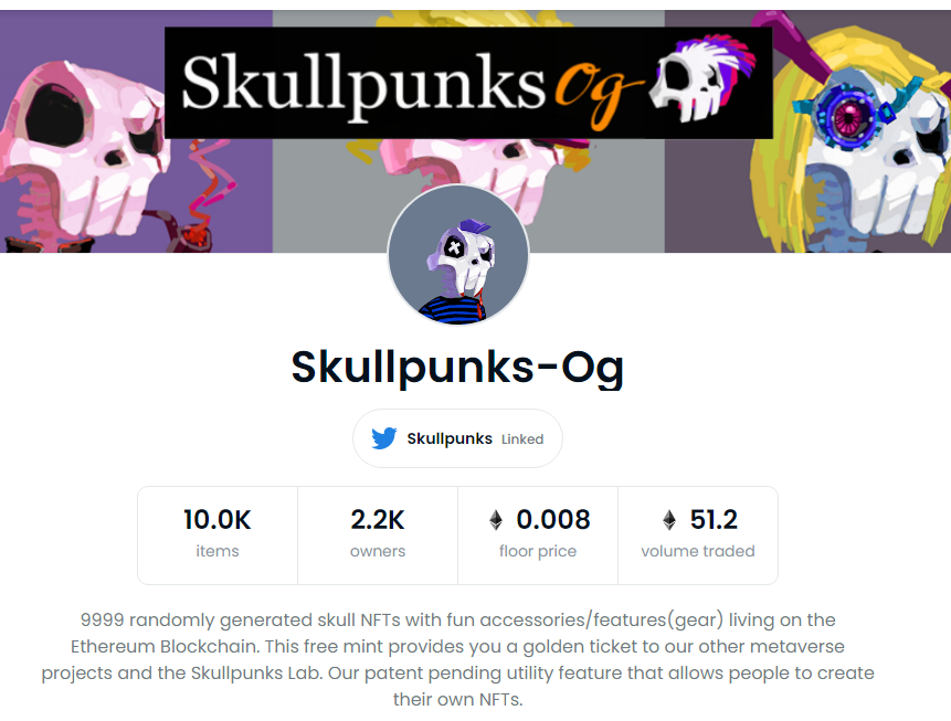 Skullpunks's tweet photo. I feel like a broken record with how many times I've said thank you in the past 24 hours, but we can't express our gratitude enough for the community's love and support.

So one more time before going to sleep after 2 long nights...

THANK YOU, GN

#FORTHESKULLTURE #NFTCommunity https://t.co/bD6f3fVZne