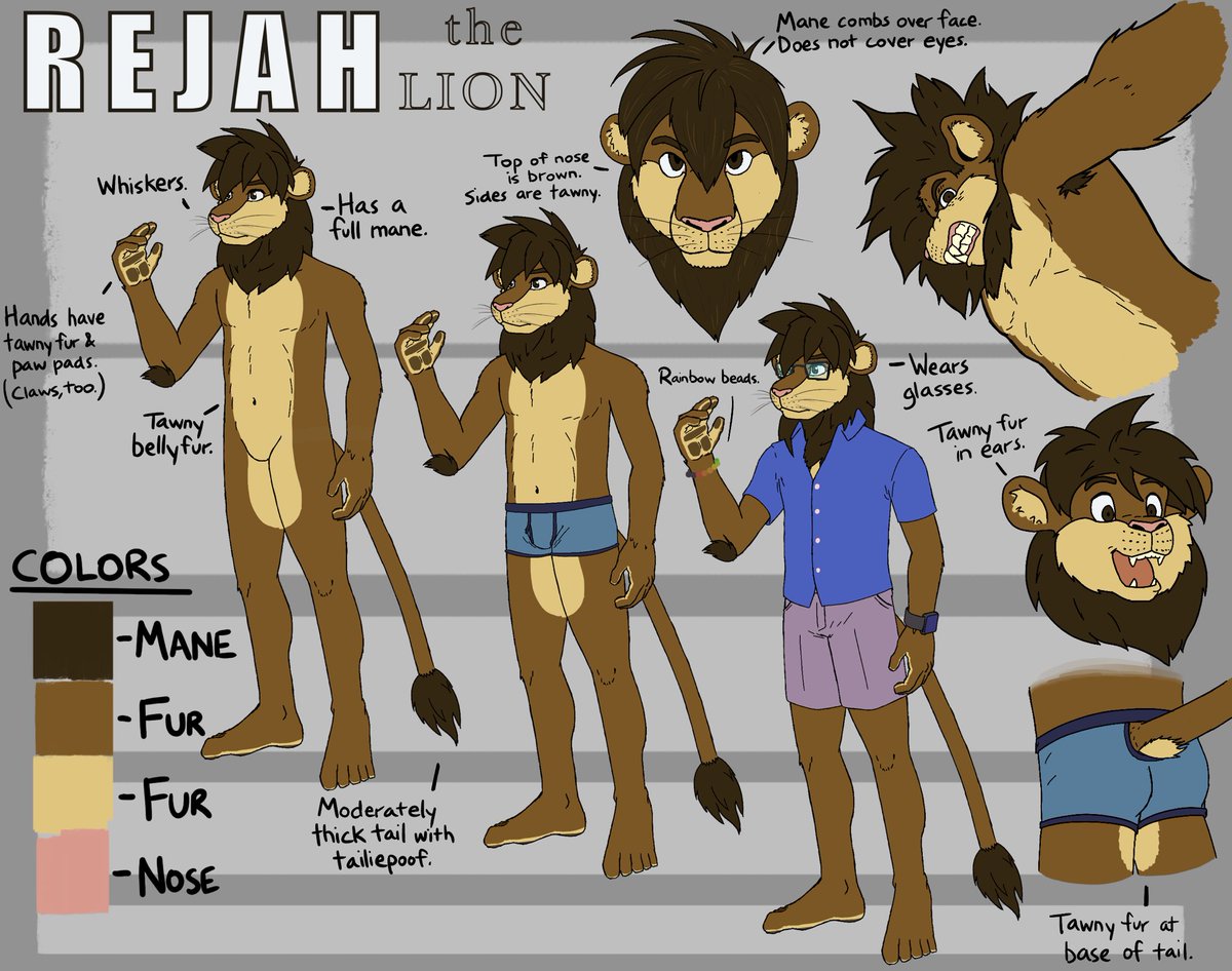 Rejah the Lion!! tweet media