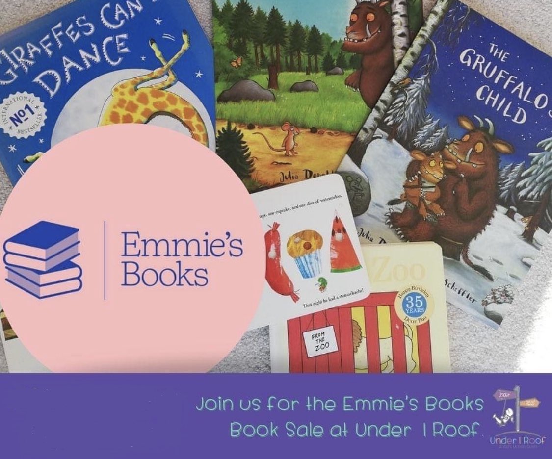 Emmies_Books's tweet image. Join us at @under1roofkids #Woolwich #SE18 tomorrow 25/3, where we will be selling secondhand books to raise money for #EmmiesBooks