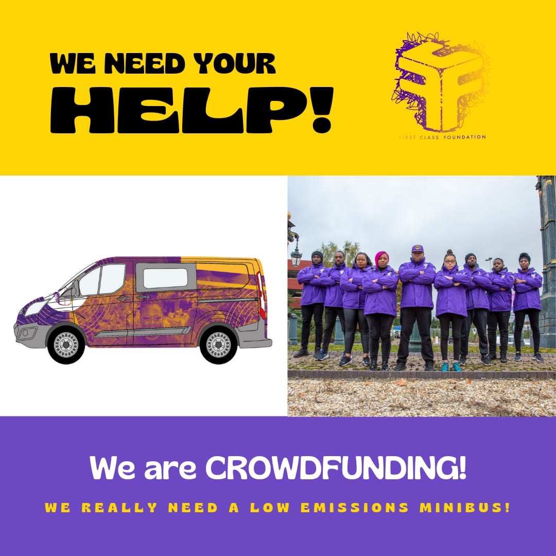 FcNationUK's tweet photo. All or nothing: charity faces race against time to raise funds for new minibus

We have just two weeks to hit a @crowdfunderuk target for a new minibus - or face losing out altogether.

Read more 👇🏾
https://t.co/vc99oSlGLX

#TeamFirstClassUK 💫💜 https://t.co/41SW62Uf5t