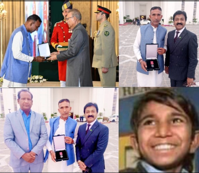 AlbertDavidMBE's tweet photo. Overwhelmed to be part of the Investiture Ceremony of Civil Award being conferred upon #iqbalmasih the young child labour activist, received by his brother. Thanks to GOP. 
#childlabour 
#presidentofpakistan
@WEMovement https://t.co/dNJH9hProy