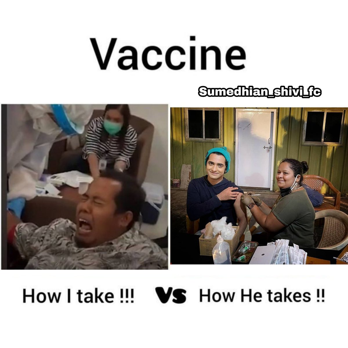 Sumedhian_31's tweet photo. Ye kesa admi hai ree baba vaccine lekr bhi has rhahe
@Beatking_Sumedh https://t.co/kYbSZF3ws3