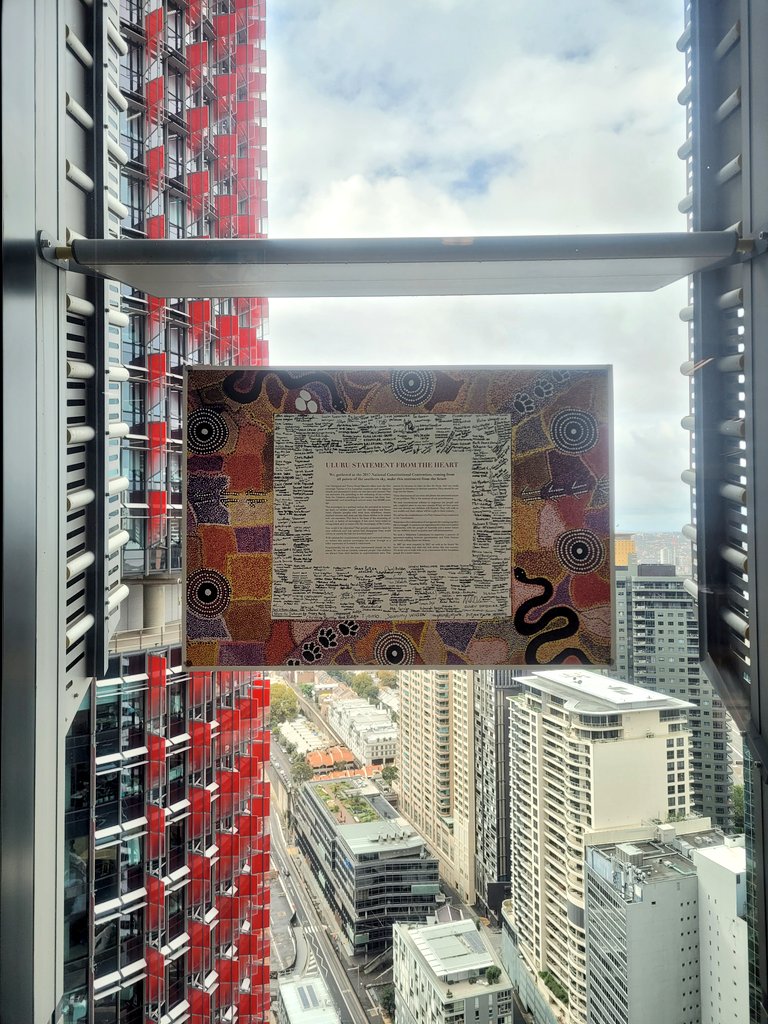 SydPeaceFound's tweet photo. Well done @FredHollows for an incredibly engaging event.
Thank you @mdavisqlder, @bridget_cama and Pat Anderson AO for your invigorating discussion.
Let's #ActivateForUluru!
#UluruStatement
#SydneyPeacePrize https://t.co/BeXmYU4bnr