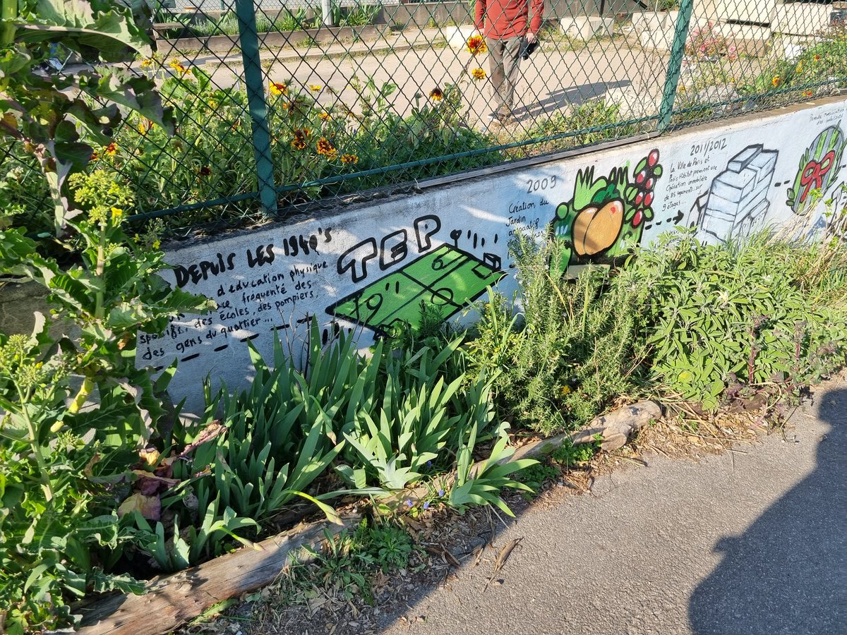 KStrmsnik's tweet photo. Discovering best comunity garden practices in Paris on our way to @URBACT Transfer Network meeting! #URBACTfood #Beepathnet @BeePathNet https://t.co/goW8bFrbo2