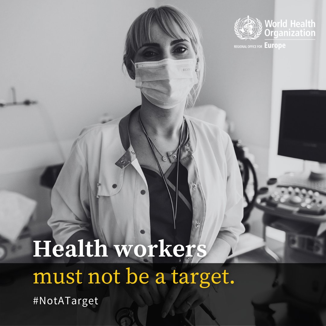 <a href="/WHO/">World Health Organization (WHO)</a> “Attacks on health care are a violation of international humanitarian law, but a disturbingly common tactic of war – they destroy critical infrastructure, but worse, they destroy hope. Health care is not – and should never be – a target.” - <a href="/HabichtJarno/">Jarno Habicht</a>