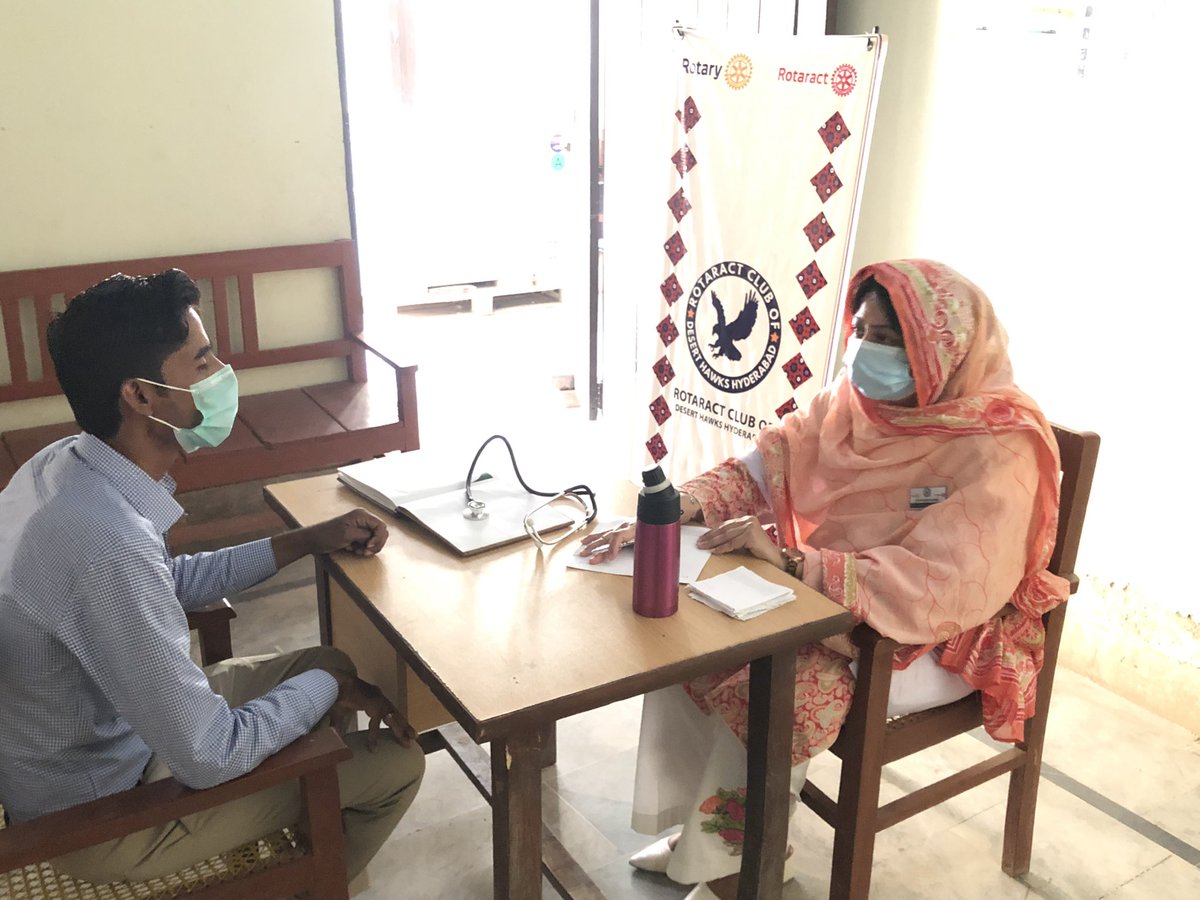 racdeserthawks's tweet image. On the occasion of *Pakistan Day*

*RAC Desert Hawks Hyderabad * in collaboration with Dr Essa Laboratory Latifabad &amp;amp; DHO Hyderabad,

Organized ,

*Free Medical &amp;amp; Screening Camp*

On 23 March 2022 at Rotary Dispensary and Community Engagement Centre (RDCE) Quetta Town Hyderabad.