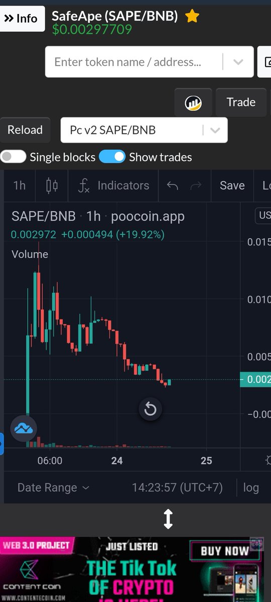 SafeApeCoinBSC's tweet photo. #safeape reversal , only diamond hands left 😎
preview of our first utility come out today 👀 https://t.co/EtHf6G5Lho