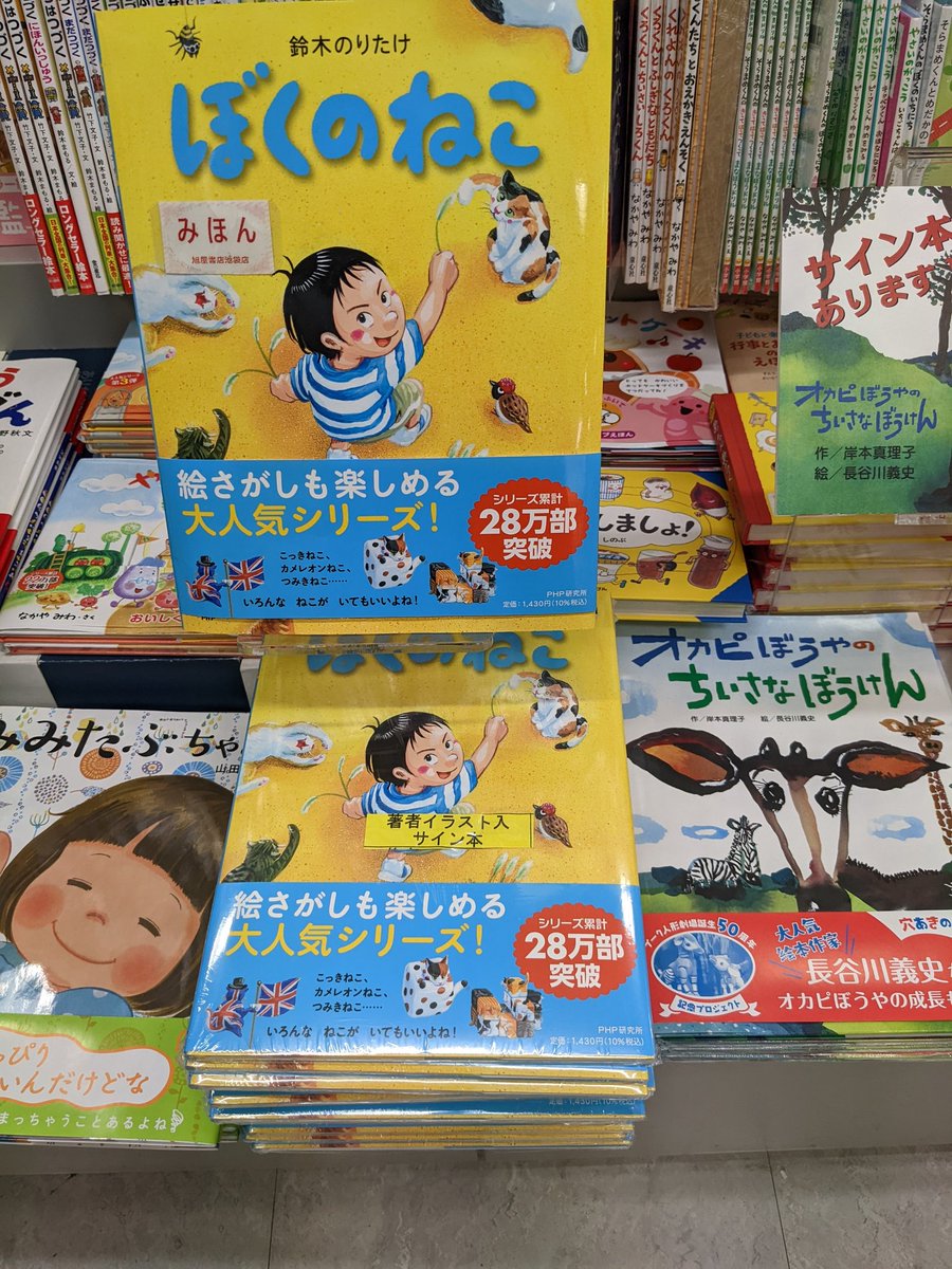サイン本 入荷✨】 #鈴木のりたけ さんの 新刊『 #ぼくのねこ