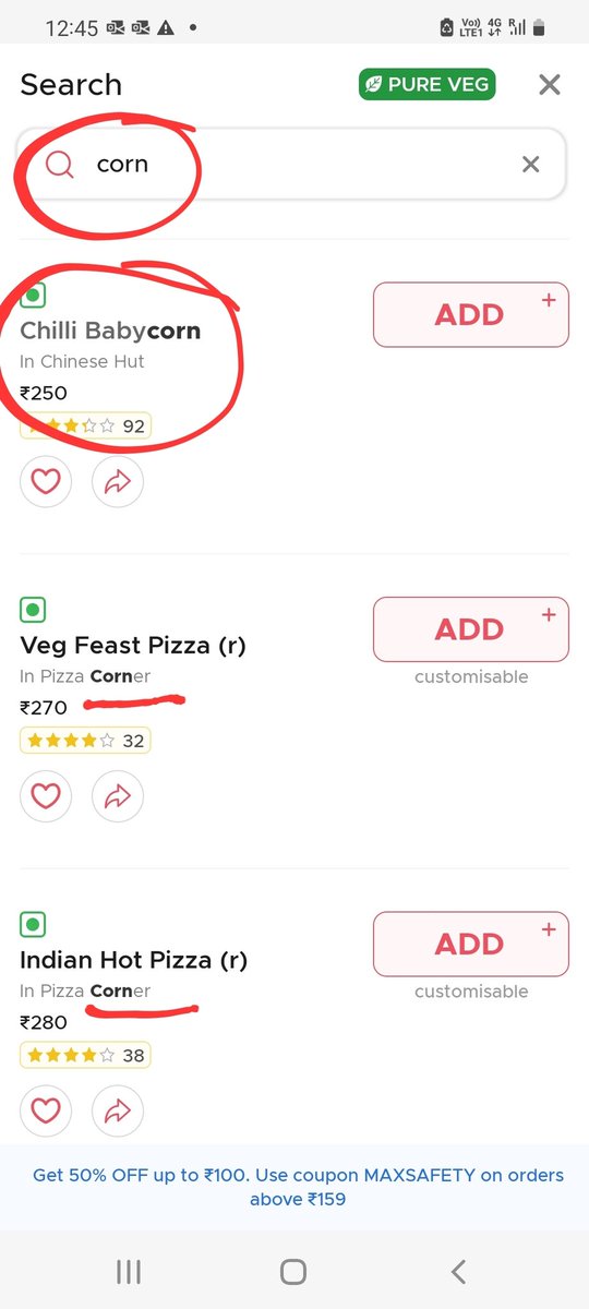 _amantandon's tweet photo. @zomato please add the corner keyword in protword for food category field
#Zomato #search #solr #elasticsearch #elastic https://t.co/aFAps7oedt