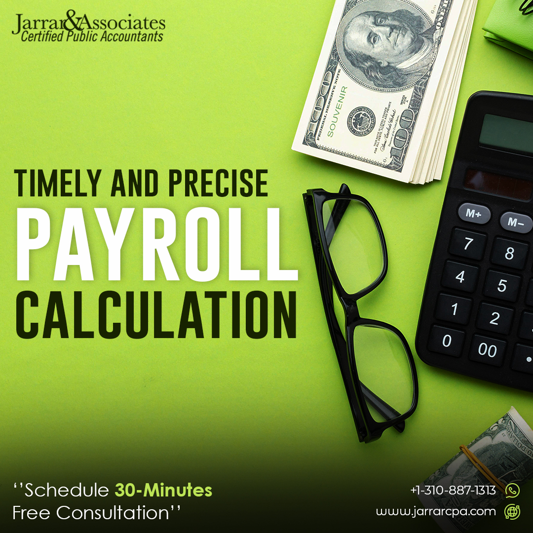 JarrarCPA's tweet photo. 👉 Get a fully dedicated team to help you calculate payroll that too at a very economical cost from nowhere but Jarrar &amp; Associates CPA.

#payrollservices #finances #businessconsulting https://t.co/XuUO2MMx2H