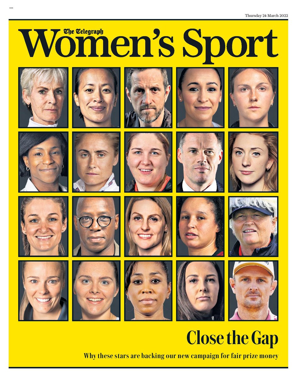 Telegraph Women’s Sport (@womenssport) on Twitter photo 🗣️"Equal pay is a widely accepted principle in the workplace – it’s time for sport to catch up.”
It is time to tackle the 'shocking disparity' in prize money - find out why these sports stars are joining our #CloseTheGap campaign | <a href="/JWTelegraph/">Jeremy Wilson</a> ⤵️
telegraph.co.uk/womens-sport/2… 🗣️"Equal pay is a widely accepted principle in the workplace – it’s time for sport to catch up.”
It is time to tackle the 'shocking disparity' in prize money - find out why these sports stars are joining our #CloseTheGap campaign | <a href="/JWTelegraph/">Jeremy Wilson</a> ⤵️
telegraph.co.uk/womens-sport/2…