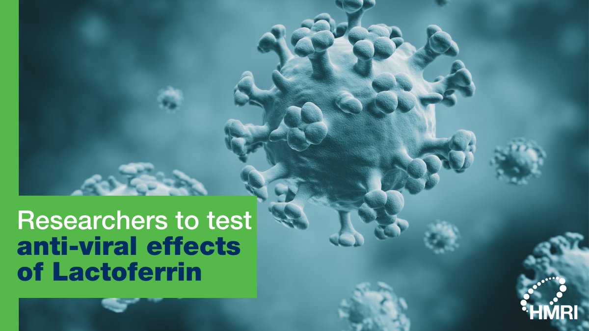 Our researchers are conducting a study to test the immune and anti-viral effects of the dietary supplement Lactoferrin. Volunteers aged 50+ who are non-smokers and can attend appointments at HMRI are invited to join More info bit.ly/3qzjEGb
<a href="/ProfLisaWood/">Lisa Wood</a>
