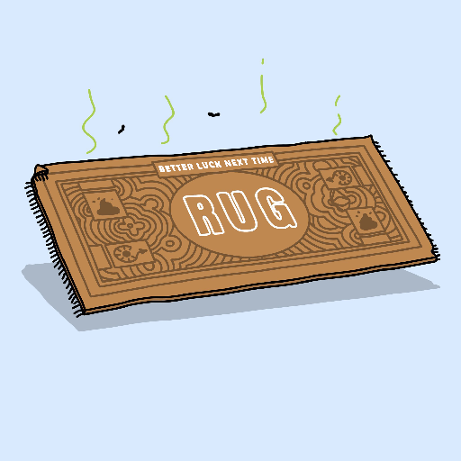 MarkNFT955's tweet photo. @DegenBoxNFT So from Negative 0, I got rugged and got stinky Rug? 😂😂😂😂😂😂😂I love this shit https://t.co/ZRB6nglOKB