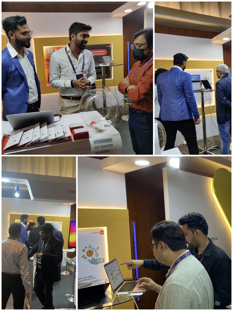 saarthi_ai's tweet photo. We are committed to enabling purposeful customer communications.
We are optimistic that Voice AI really is the future of communication.
Come visit us at Booth No. 2 at Voice Tech Summit India and be part of our infectious enthusiasm!
#pravid #saarthi #saarthiatvts https://t.co/ZD1VXtSq5H