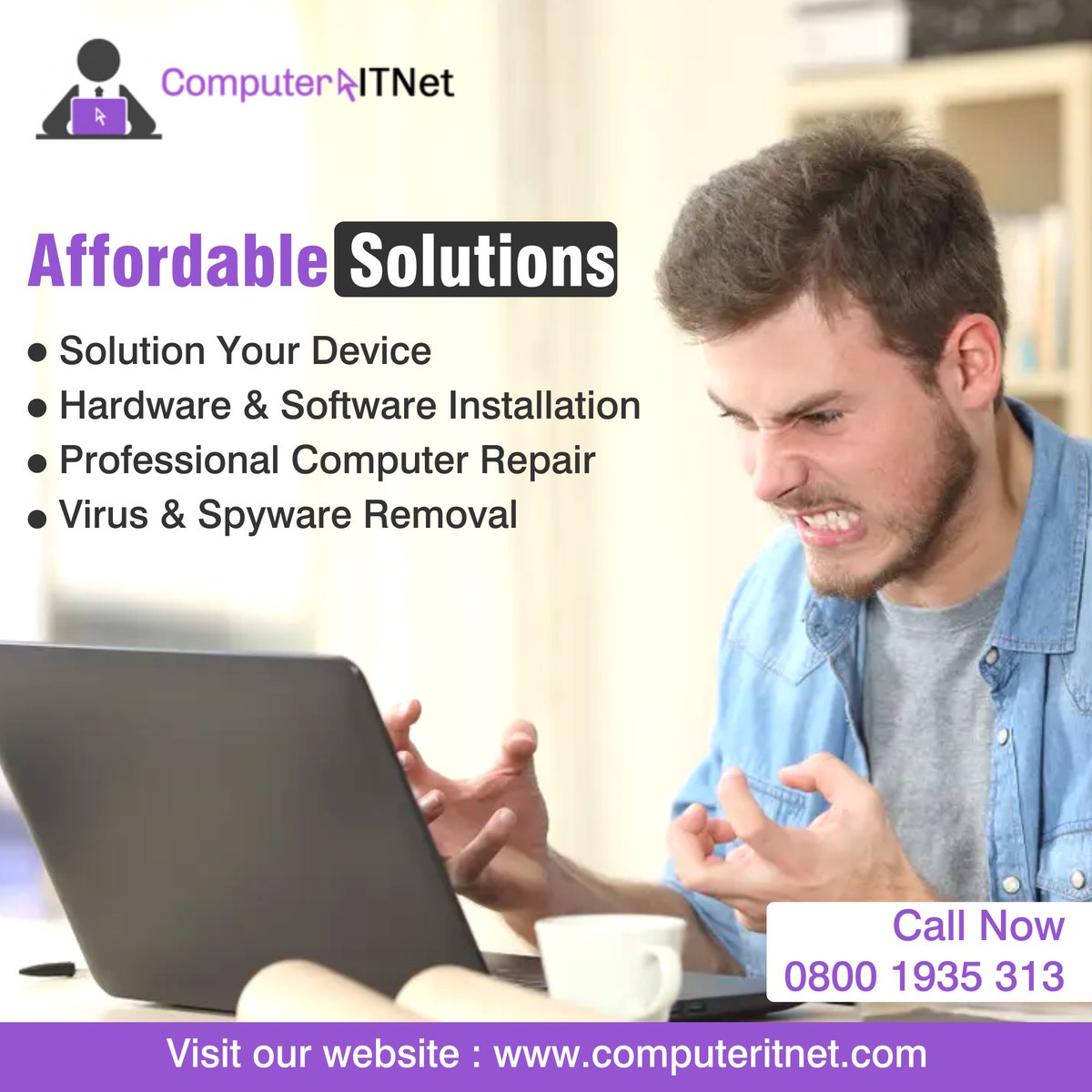 computeritnet's tweet image. ComputerITNet offers cost-effective solutions for computer system hardware and software issues.

We have skilled engineers on staff who can help you with any computer problems you may have.

Visit us: computeritnet.com

#hardwareupgrades #softwareupgrades #computeritnet