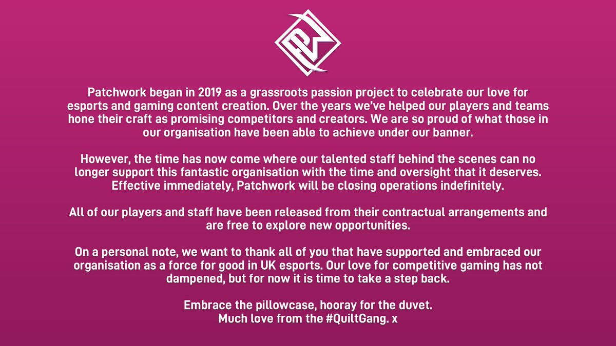 Patchwork (@patchworkgg) on Twitter photo 