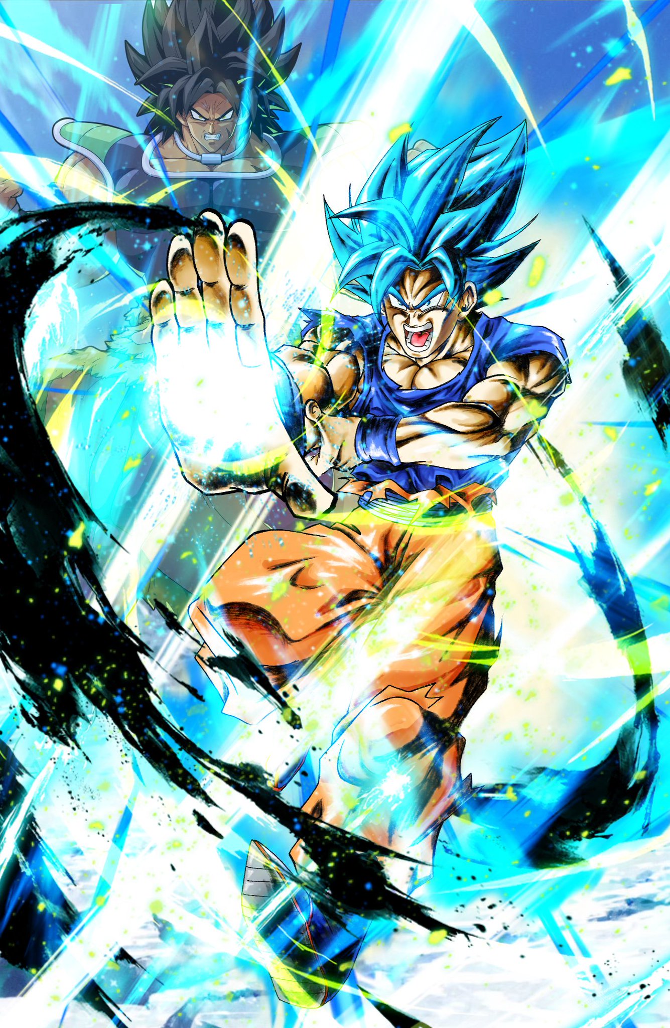 mgts on X: The Ascended Power of A Saiyan; SSJB Goku Goku joins